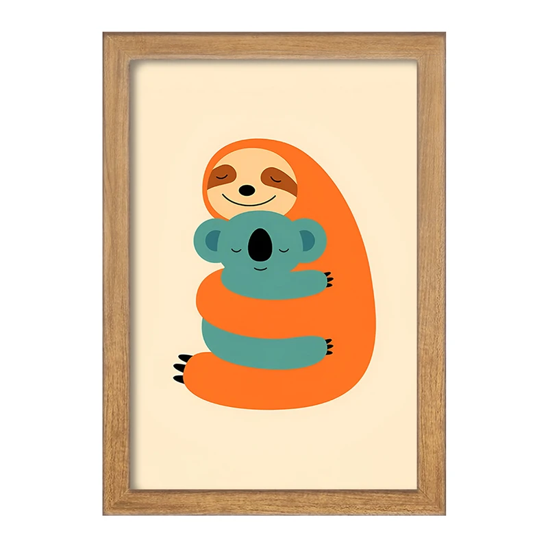 تابلو خندالو مدل کوآلا و تنبل بامزه کد F4915