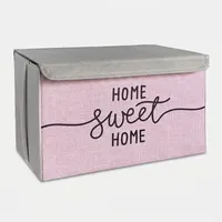  باکس لباس و نظم دهنده طرح لینن مدل HOME SWEET HOME کد S2