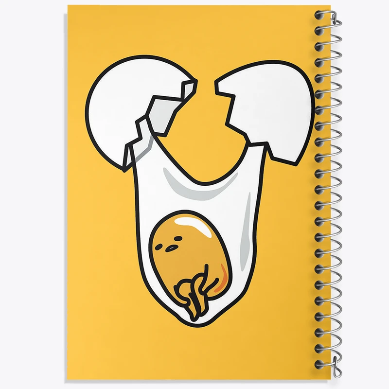 دفتر ژورنال نویسی 50 برگ خندالو مدل نقطه ای طرح تخم مرغ بامزه کد N2190