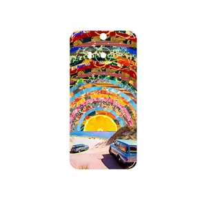 MAHOOT Collage of Orange Sky Cover Sticker for HTC One M9