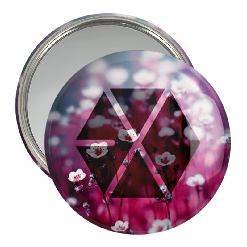 آینه جیبی خندالو مدل گروه موسیقی اکسو EXO  کد 2836