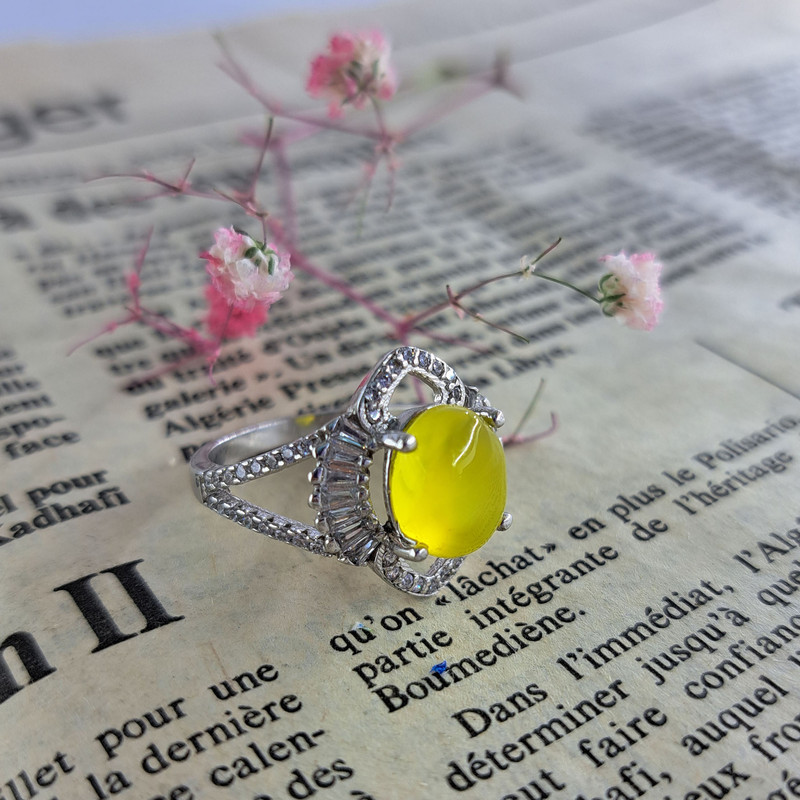 انگشتر نقره زنانه ملک زیور مدل شرف الشمس باگت دار کد 03 انگشتر نقره زنانه ملک زیور مدل شرف الشمس باگت دار کد 03