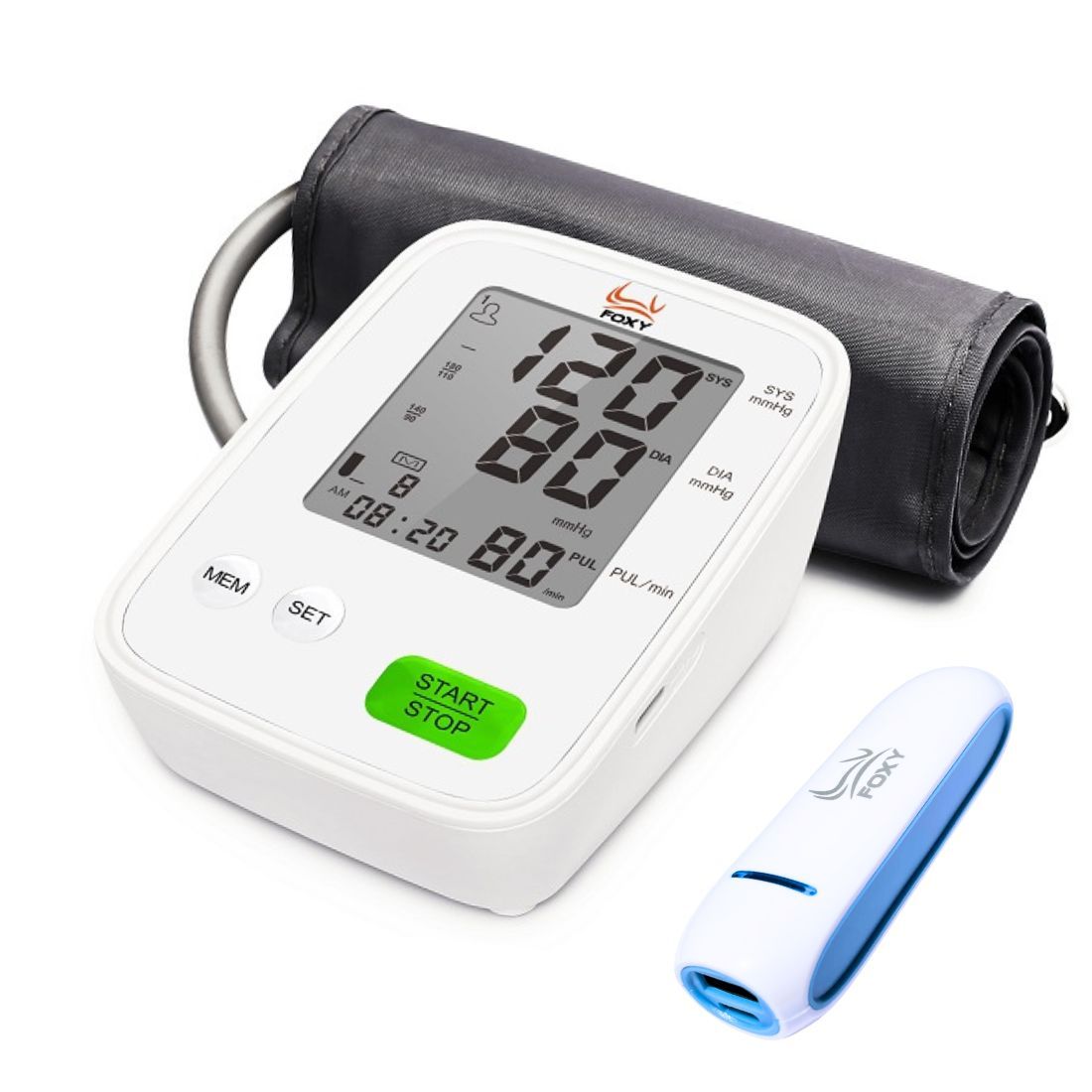 فشارسنج بازویی دیجیتال فوکسی مدل ECCO به همراه پاوربانک فوکسی - - 1
