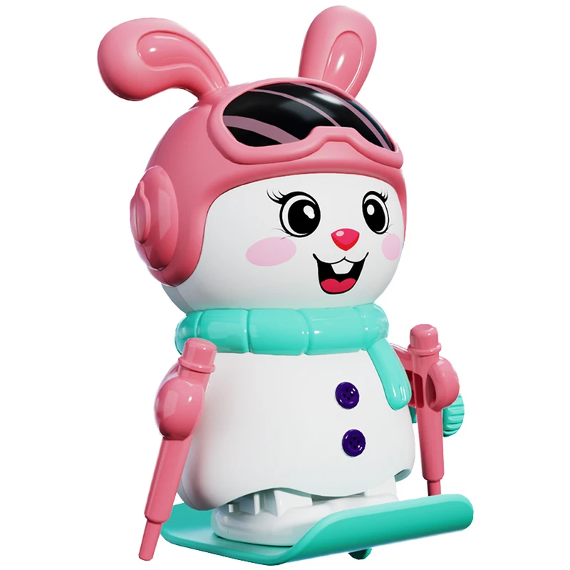 اسباب بازی طرح کوکی مدل خرگوش اسکیت‌ سوار کد AKO104