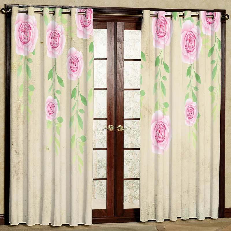 پرده مدل مخمل پانچی کد 1349T2 سایز 200x140 سانتی متر