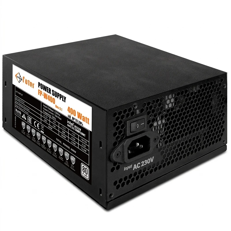 منبع تغذیه کامپیوتر 400 وات فاطر مدل FP-W400 80Plus 400W