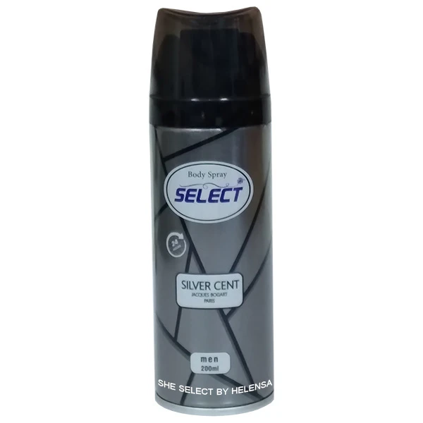 اسپری بدن مردانه شی سلکت بای هلنسا مدل Silver Cent حجم 200 میلی لیتر