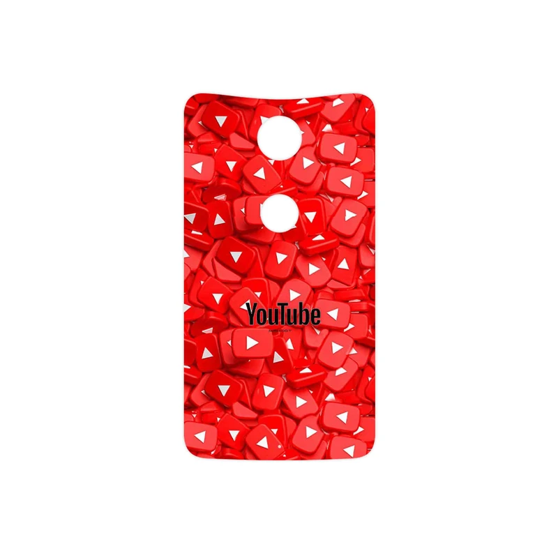 برچسب پوششی ماهوت مدل Youtube مناسب برای گوشی موبایل گوگل Nexus 6
