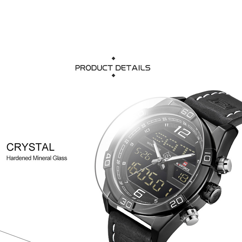 ساعت مچی عقربهای مردانه نیوی فورس مدل 9128 bwb ساعت مچی عقربهای مردانه نیوی فورس مدل 9128 bwb