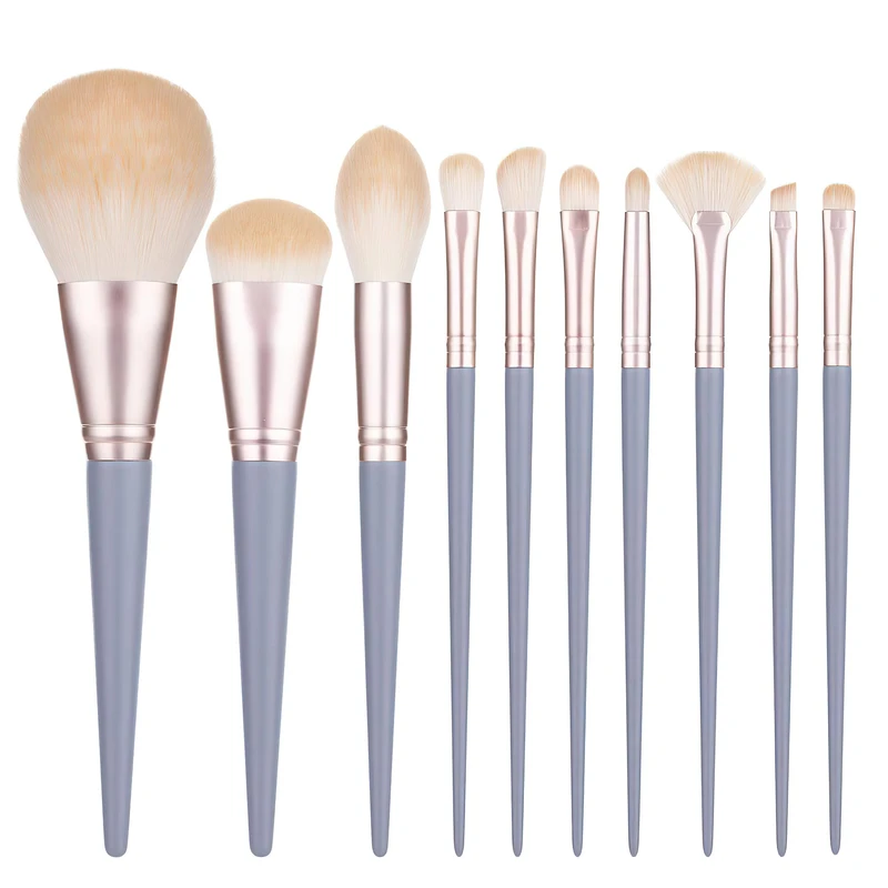 ست برس آرایشی مدل kl10 مجموعه 10 عددی