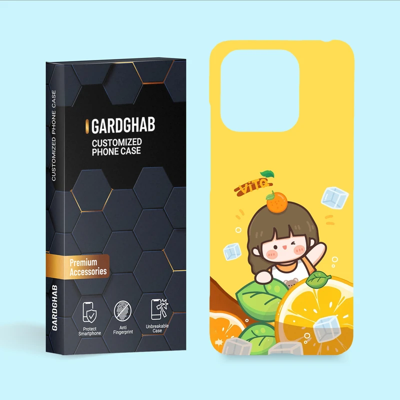 کاور گارد قاب مدل دخترانه مناسب برای گوشی موبایل شیائومی Redmi 12C / Poco C55