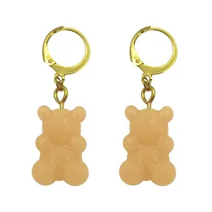 گوشواره دخترانه مدل خرسی A001