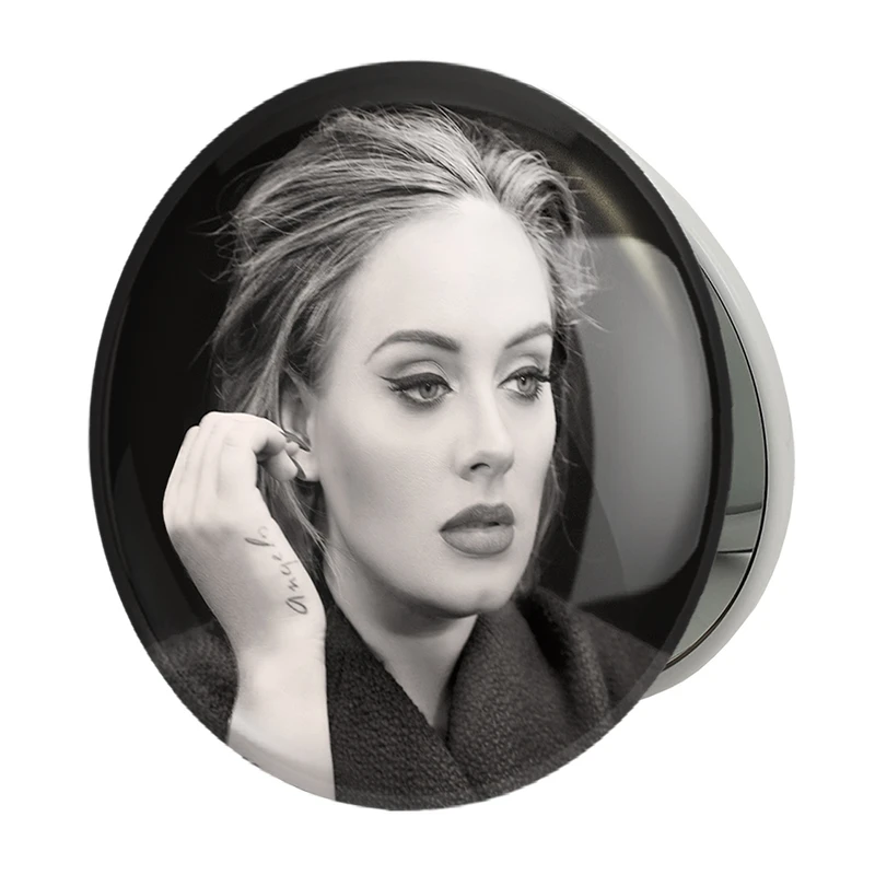 آینه جیبی خندالو طرح ادل Adele مدل تاشو کد 2941 