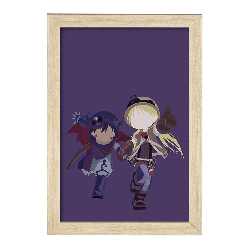 تابلو خندالو مدل ریگ و ریکو انیمه ساخته شده پرتگاه Made in Abyss  کد 22079