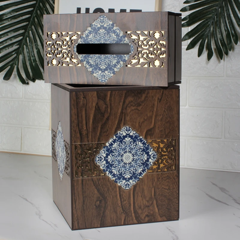 عکس شماره 2 : ست سطل و جای دستمال مدل 601