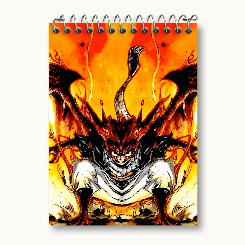 دفتر یادداشت 50 برگ خندالو مدل ناتسو انیمه فری تیل Fairy Tail کد 16509