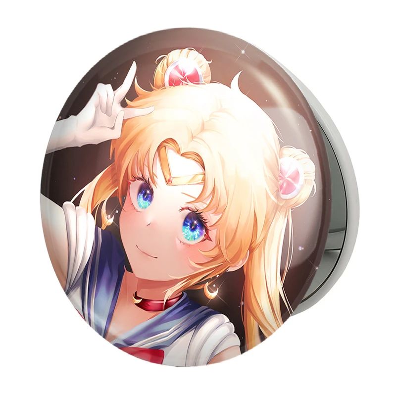 آینه جیبی خندالو طرح اوساگی تسوکینو انیمه سیلور مون Sailor Moon مدل تاشو کد 17453 