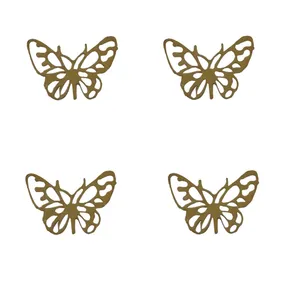 تزیین ناخن مدل پروانه  مجموعه 4 عددی