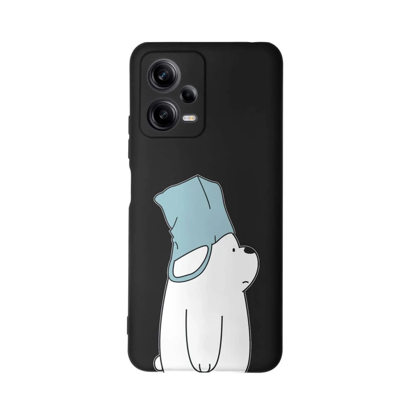 کاور طرح خرس کله فندقی کد s5958 مناسب برای گوشی موبایل شیائومی Redmi Note 12 Pro Plus 5G 