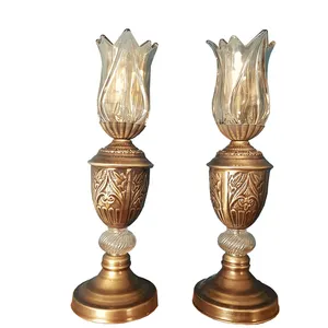 شمعدان طرح لاله مدل B-215 بسته 2عددی
