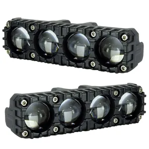 پروژکتور آفرود مدل چهار لنز  100 وات کد 1800 بسته 2 عددی