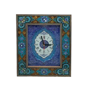 ساعت دیواری خاتم کاری کد 0704