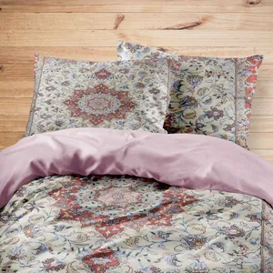 سرویس روتختی مدوپد طرح فرش تبریز مدل C-Tabriz44 یک نفره 4 تکه