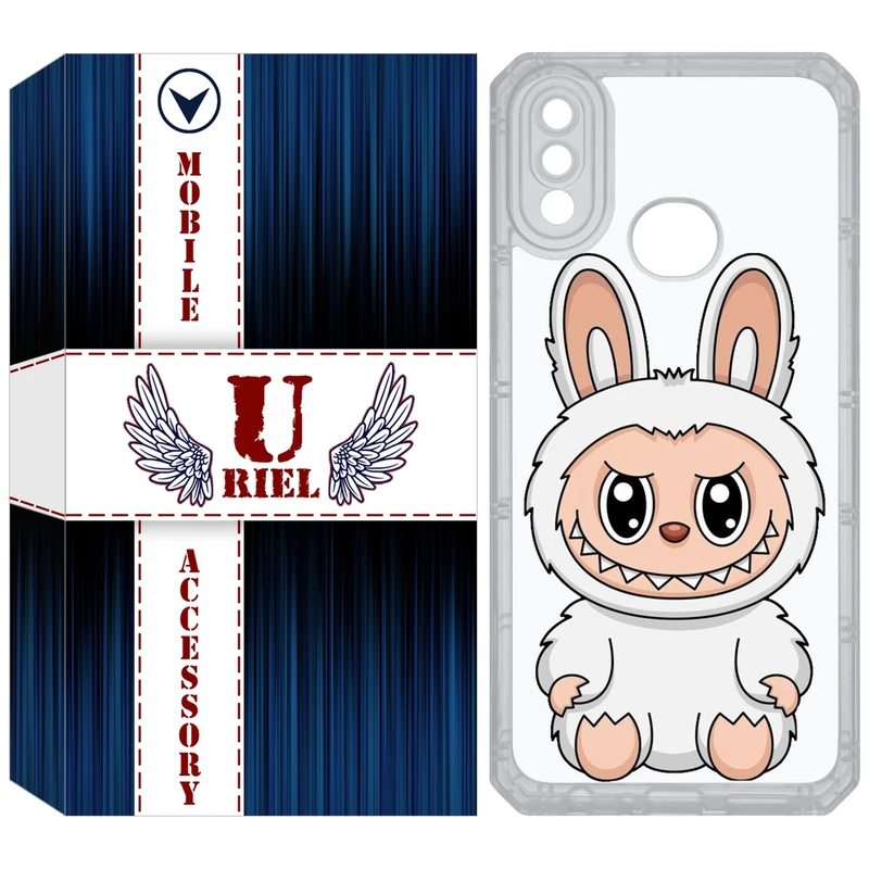 کاور یوریل قاب مدل Clear کد 113 طرح لبوبو Labubu مناسب برای گوشی موبایل سامسونگ Galaxy A10S / M10S