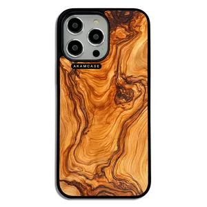 AKAM AMC-WA14PROMAX-WOOD-25 Cover For Apple iPhone 14 Pro Max