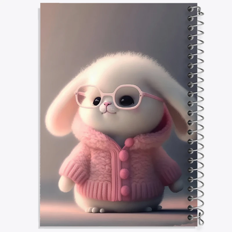 دفتر لیست خرید 50 برگ خندالو طرح خرگوش کیوت کد N4080