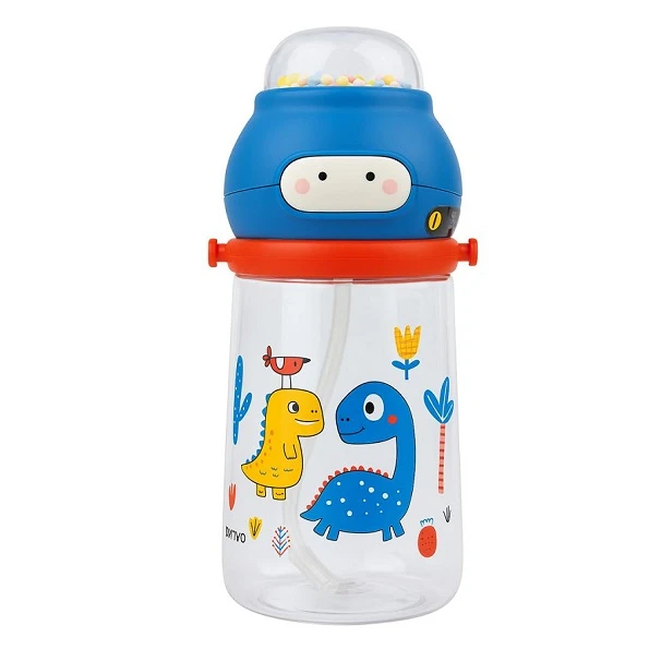 آب‌میوه‌خوری رووکو مدل دایناسور نی دار  ظرفیت 350 میلی لیتر 