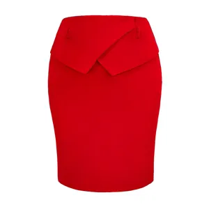 دامن زنانه مدل 108056 روهم گرد