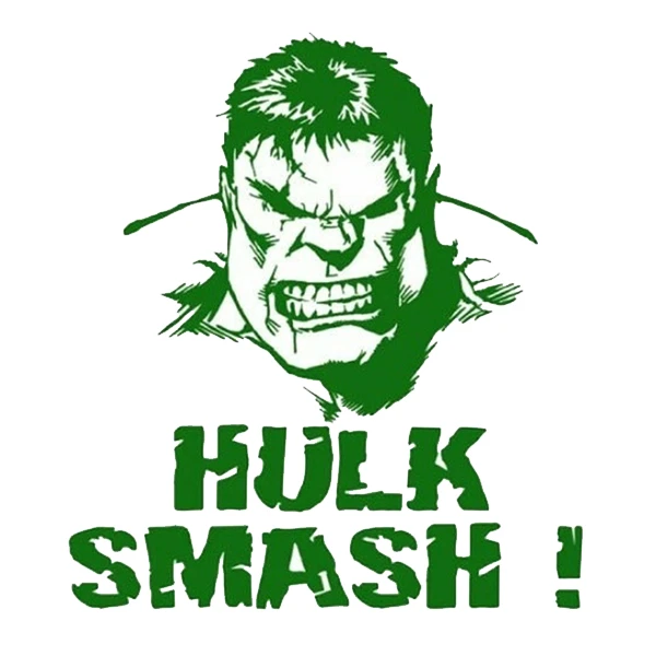 استیکر پارچه و لباس پاد آفرین طرح کارتونی هالک کد 3819