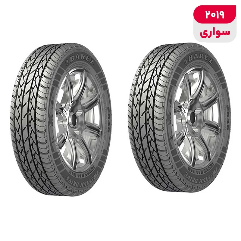 لاستیک خودرو بارز مدل P648 سایز 13 / 65 / 165 میلی‌متر تولید سال 2019 - 2 حلقه