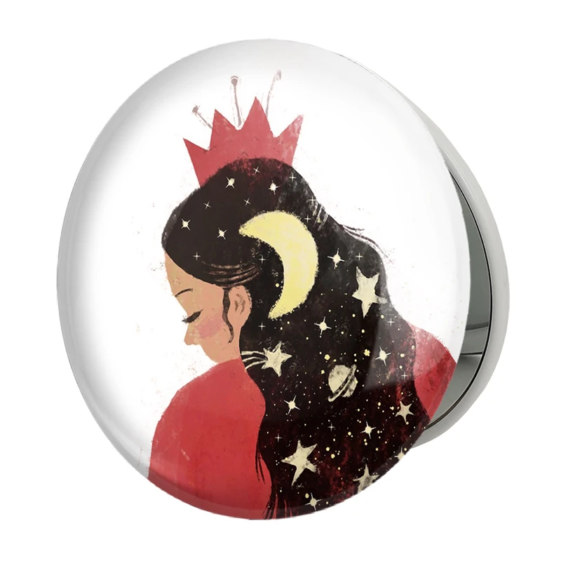 آینه جیبی خندالو طرح شب یلدا مدل تاشو کد 20378 