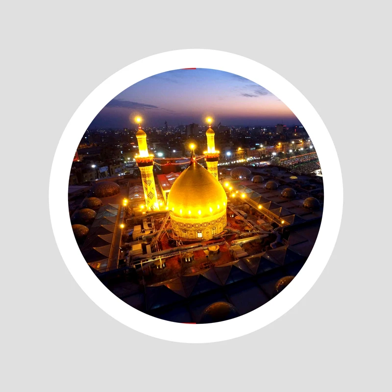 تابلو نوری پیشتاز نو اندیشان هوشمند اسپرلوس مدل حرم امام حسین (ع)