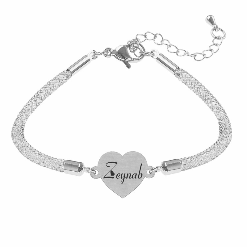 دستبند نقره زنانه لیردا مدل اسم زینب کد 202032 دستبند نقره زنانه لیردا مدل اسم زینب کد 202032