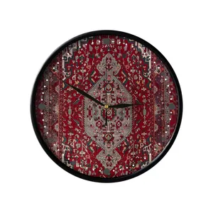 ساعت دیواری مدوپد طرح فرش زنجان مدل C-Zanjan04