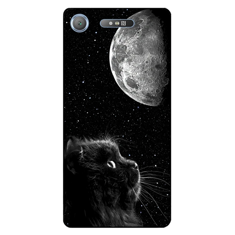 کاور مگافون طرح گربه مدل 1882 مناسب برای گوشی موبایل سونی Xperia XZ1 