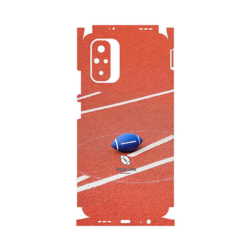 برچسب پوششی ماهوت مدل Rugby football-FullSkin مناسب برای گوشی موبایل شیائومی Redmi Note 10