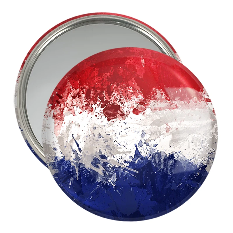 آینه جیبی خندالو مدل پرچم هلند  کد 20470