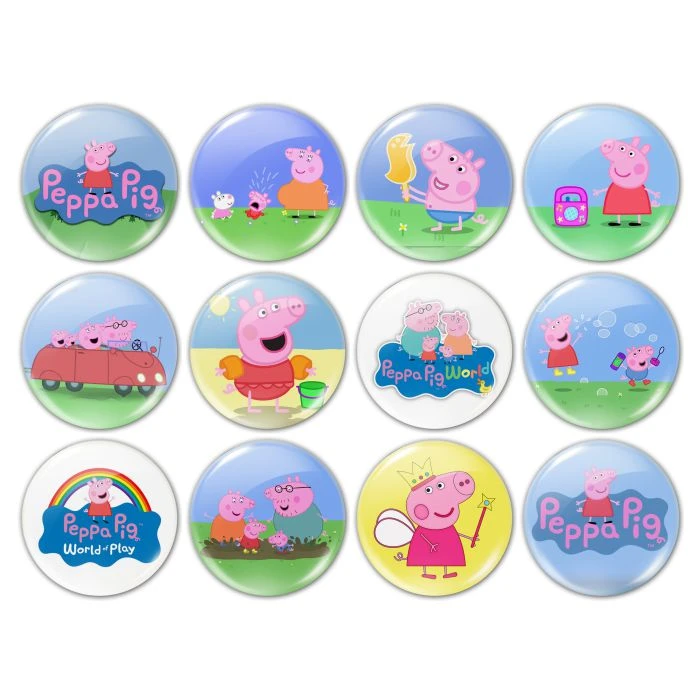 پیکسل طرح پپا پیگ کد 2049 مجموعه 12 عددی