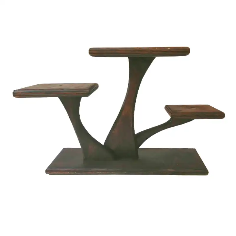 استند گلدان چوبی مدل لیندا 002