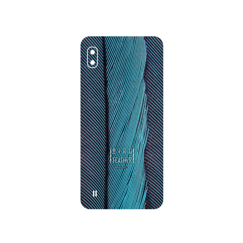 برچسب پوششی ماهوت مدل Turquoise feathers مناسب برای گوشی موبایل سامسونگ Galaxy A10