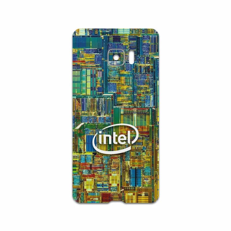 برچسب پوششی ماهوت مدل Intel Brand مناسب برای گوشی موبایل اچ تی سی U Ultra