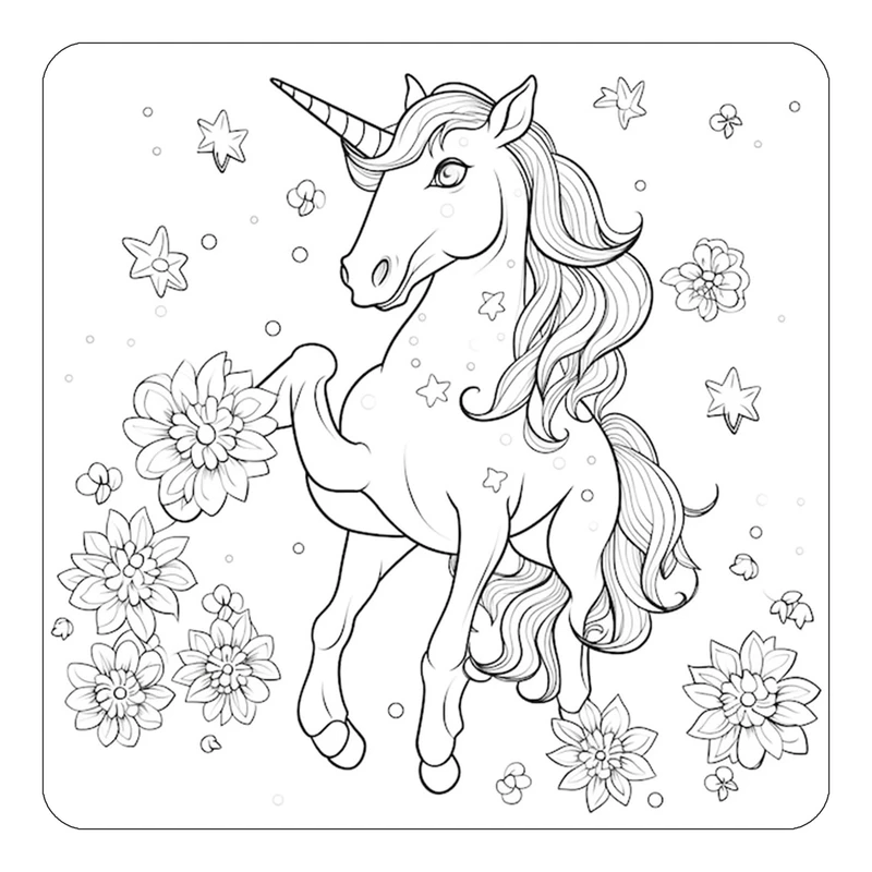 مگنت کاکتی طرح اسب تک شاخ و یونیکورن مدل mp30345