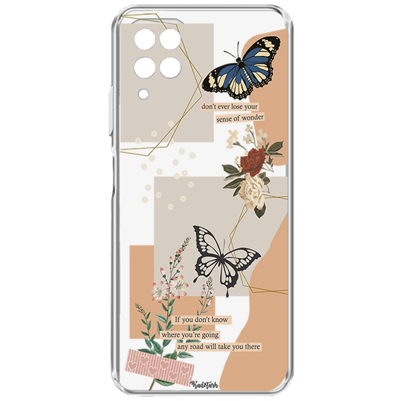 کاور طرح Butterfly مناسب برای گوشی موبایل سامسونگ  Galaxy A22 4G