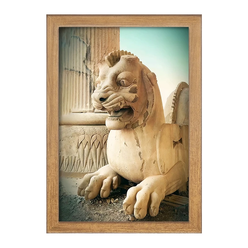 تابلو خندالو مدل تخت جمشید کد F7470