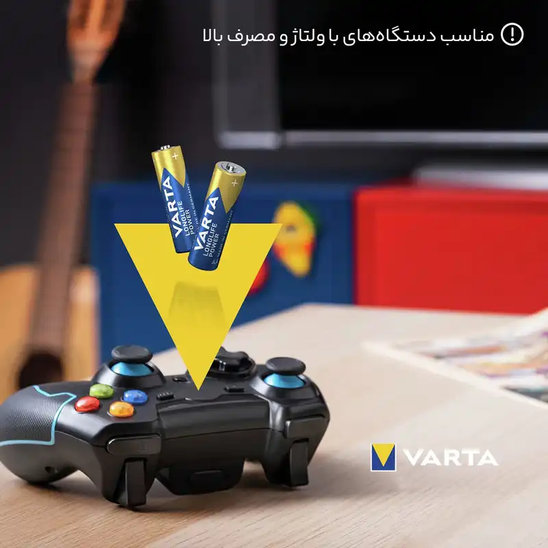 باتری قلمی وارتا مدل  LONG LIFE POWER مجموعه 12 عددی