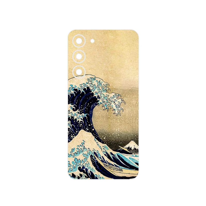 برچسب پوششی ماهوت مدل The Great Wave off Kanagawa of Hokusai مناسب برای گوشی موبایل سامسونگ Galaxy S23 Plus